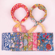 Pure Cotton Printed Bandana – Soft, Durable & Washable Head Scarf for Everyday Fashion - 11pcs